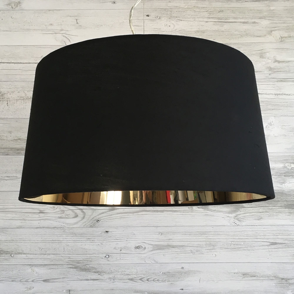 Large French Drum Midnight & Gold